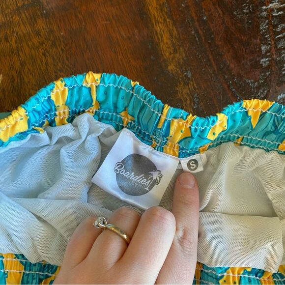 Men's Boardies Swim Trunks Size small cactus print lined - Picture 6 of 12